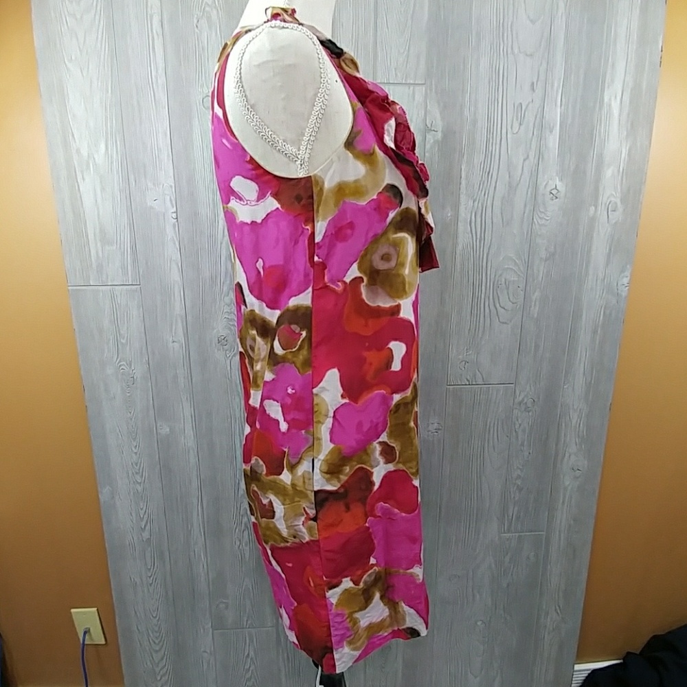 ANN TAYLOR LOFT XS Watercolor Shift Dress - Picture 8 of 9